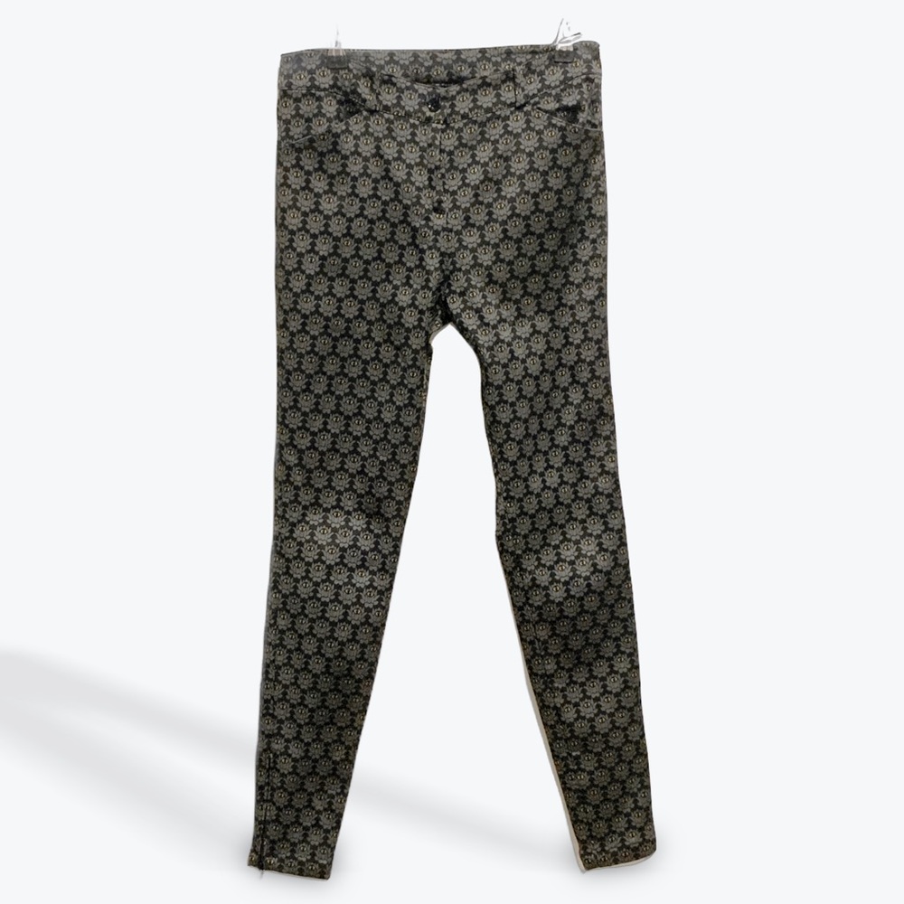 Kenzo logo eyes monogram jeans pants lotus flower